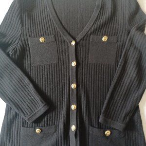 Black knit St John Basics Size 12